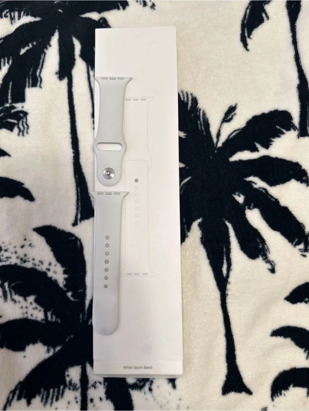 Apple Watch Authentic White Sport Band 44MM, S/M & M/L Bands included